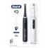 Kép 2/5 - Oral-B iO Series 5 2 db-os matt fekete + fehér elektromos fogkefe szett