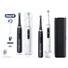Kép 4/5 - Oral-B iO Series 5 2 db-os matt fekete + fehér elektromos fogkefe szett