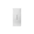 Kép 1/4 - Canyon PB-108 10000mAh LiPo powerbank fehér (Lightning bemenet)