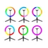 Kép 2/6 - Tracer TRAOSW46807 Ring Light 8 W / 26 cm / 600-1700 lm / RGB / gyűrűs LED lámpa mini állvánnyal