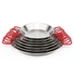 Kép 1/2 - TOO KT-315 Paella serpenyő szilikon fogóval 36 cm