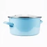 Kép 2/5 - TOO LINE BLUE 2 literes, 18cm átmérő, 9cm magasságú lábas (fazék) üveg fedővel
