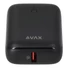 Kép 1/7 - AVAX PB105B MINI 10000mAh Type C / PD 20W + QC 22.5W gyorstöltő fekete power bank