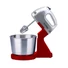Kép 1/7 - Hausberg HB-3551RS 250W piros-ezüst tálas mixer réz motorral
