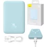 Kép 4/8 - Baseus PPCX110103 Magnetic Mini 10000mAh kék power bank