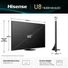 Kép 6/8 - Hisense 65" 65U8Q 4K UHD Smart MiniLED ULED TV