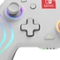 Kép 8/10 - PDP 500-238-WH Afterglow Wave Nintendo Switch / Switch 2 RGB LED Lighting fehér vezeték nélküli kontroller