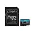 Kép 1/3 - Kingston 512GB SD micro Canvas Go! Plus (SDXC Class 10 UHS-I U3) (SDCG3 / 512GB) memóriakártya adapterrel