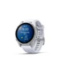 Kép 5/11 - Garmin 010-02903-00 fenix 8 AMOLED (43mm) fehér szilikon pántos ezüst okosóra