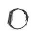 Kép 4/6 - GARMIN fenix e, stainless steel w/black silicone band, 47 mm