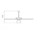 Kép 3/3 - ARDES 5A120L Mennyezeti ventilátor 120 cm