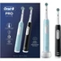 Kép 3/3 - Oral-B PRO1 + Blue, Black X-Clean elektromos fogkefe + bónusz handle