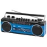 Kép 2/5 - Trevi RR501 retro Bluetooth / USB kék kazettás rádió