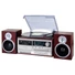 Kép 1/2 - Trevi TT 1072 E fekete retro bakelit lemezjátszó / Mini HiFi rendszer