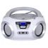 Kép 2/3 - Trevi CMP 544BT hordozható fehér Bluetooth / FM / USB / AUX / CD boombox