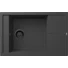 Kép 1/2 - ELLECI - Mosogatótálca Unico 305 G40 Nero fekete tartozékokkal