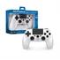 Kép 1/5 - Cirka M07526-WH NuForce PS4 / PC / Mac fehér vezeték nélküli kontroller