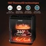 Kép 9/13 - Cosori CAF-P681S-KEUR Dual Blaze sötétszürke 6,4 L forrólevegős sütő