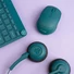 Kép 6/7 - JLab Go Work Pop vezeték nélküli zöldeskék Bluetooth headset