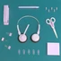 Kép 6/8 - JLab Go Work Pop vezeték nélküli lila Bluetooth headset