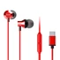 Kép 1/3 - Aiwa ESTM-50USB-C / RD vezetékes mikrofonos piros fülhallgató