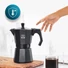 Kép 7/9 - CECOTEC mokclassic 900 black - kotyogós kávéfőző/01668