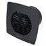 Kép 3/4 - Cata UC-12 Timer fekete ventilátor utószellőztető funkcióval, pillangószeleppel