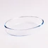 Kép 1/3 - BORCAM ovális hőálló üvegedény 2.360ml, 306*216*60mm