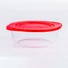 Kép 5/5 - BORCAM kerek hőálló üvegedény fogóval, műanyag tetővel 2.200ml, 251*220*80mm