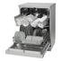 Kép 3/4 - Amica ZWM 615 SC 60 cm széles szürke színű mosogatógép 12 terítékes