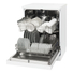 Kép 4/4 - Amica ZWM 615 WC szabadonálló fehér színű mosogatógép 16 terítékes