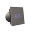 Kép 1/2 - Cata E-100MSTH ezüstszürke szellőztető ventilátor, 100 mm átmérőjű