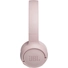 Kép 2/2 - JBL Tune 500 vezetékes fejhallgató rózsaszín kényelmes párnákkal PureBass hangzással