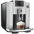 Kép 1/4 - JURA E6 Platin (EC) automata kávéfő ezüst színben 15 bar-os nyomással, WIFI kapcsolattal