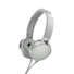 Kép 1/2 - Sony MDR-XB550APW fehér fejhallgató ExtraBass funkcióval, headsetként is használható