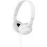 Kép 1/2 - Sony MDR-ZX110 fehér színű fejhallgató, összecsukható, utazáshoz praktikus