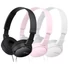 Kép 2/2 - Sony MDR-ZX110 fekete színű fejhallgató, összecsukható, utazáshoz praktikus 