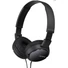 Kép 1/2 - Sony MDR-ZX110 fekete színű fejhallgató, összecsukható, utazáshoz praktikus