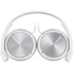 Kép 2/2 - Sony MDR-ZX310APW fehér színű összecsukható fejhallgató headset funkciókkal