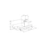 Kép 3/4 - Sirius SLTC-919 TW WING 52 cm felső szekrénybe építhető páraelszívó