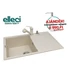 Kép 1/6 - ELLECI EASY 300 G62 Bianco Antico mosogatótálca + Venere G62 csaptelep