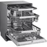 Kép 1/5 - LG DB475TXS QuadWash™ 14 terítékes beépíthető gőzös mosogatógép