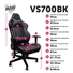 Kép 7/7 - Ventaris VS700BK fekete gamer szék