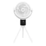Kép 2/4 - Home SFR88DC állványos ventilátor, 50 W, 18 cm névleges lapátátmérő, DC motor, 12 fokozat, 3 üzemmód, 3 dőlésszög, kapcsolható oszcillálás, időzítő