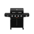 Kép 1/2 - Barbecook BC-GAS-2073 Siesta 412 Graphite gázgrill, tárolóval, oldalégővel, 132 x 56 x 118cm