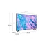Kép 4/8 - Samsung 43&quot; UE43CU7092UXXH Crystal 4K UHD Smart LED televízió 108 cm képátmérő