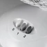 Kép 2/2 - Asztali ventilátor, 23cm, fehér